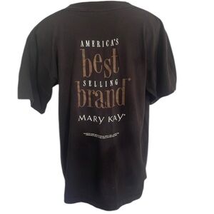 Mary Kay cosmetics T-shirt black 100% cotton single stitch vintage 1998 size M